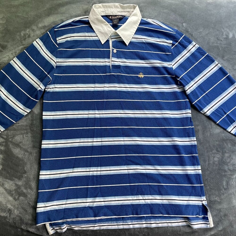 Brooks Brothers Performance Knit Cotton Rugby Shirt